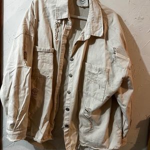 Distressed jacket
